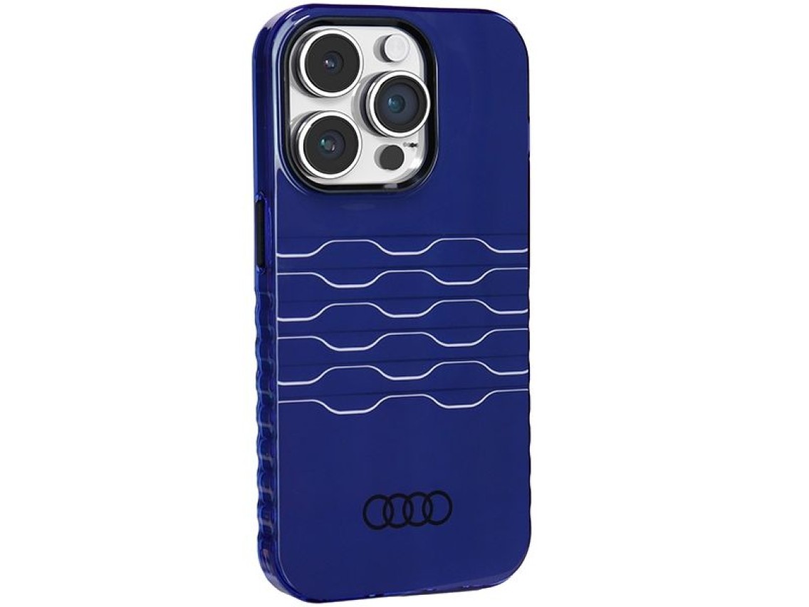 Audi IML MagSafe case for iPhone 14 Pro - blue