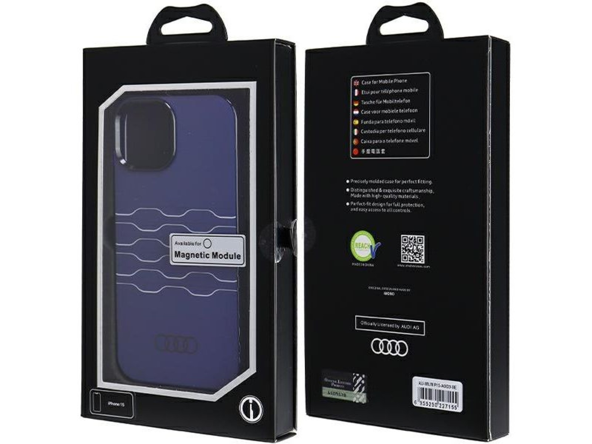Audi IML MagSafe case for iPhone 15 / 14 / 13 - blue