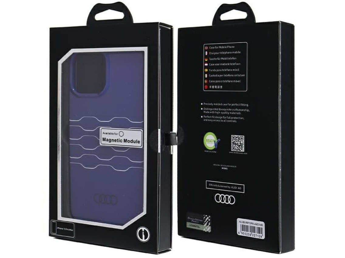 Audi IML MagSafe case for iPhone 13 Pro Max - blue