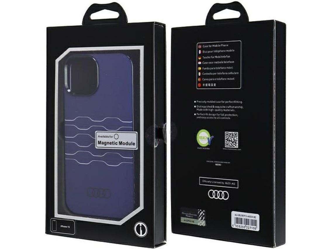 Audi IML MagSafe case for iPhone 15 / 14 / 13 - blue