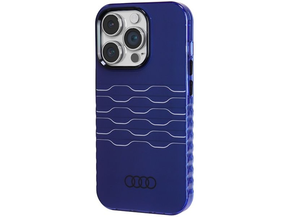 Audi IML MagSafe case for iPhone 14 Pro - blue