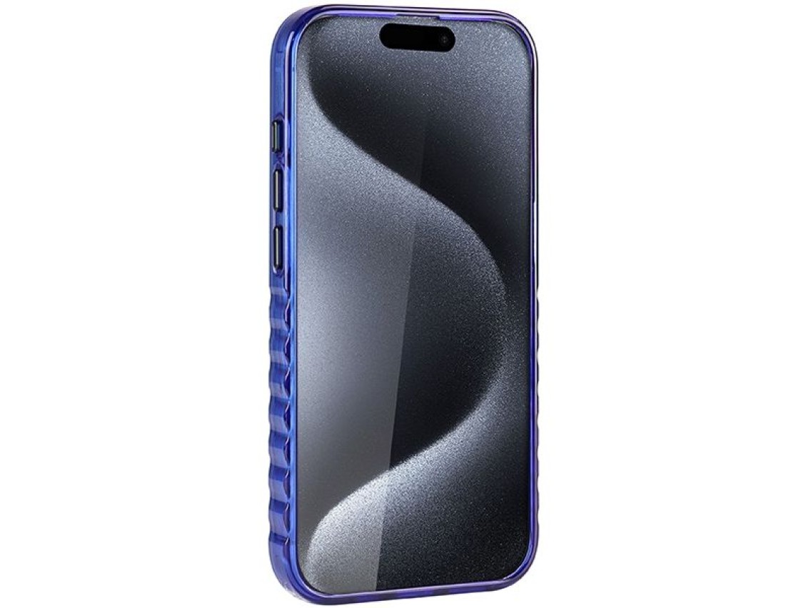 Capa Audi IML MagSafe para iPhone 15 Pro - azul