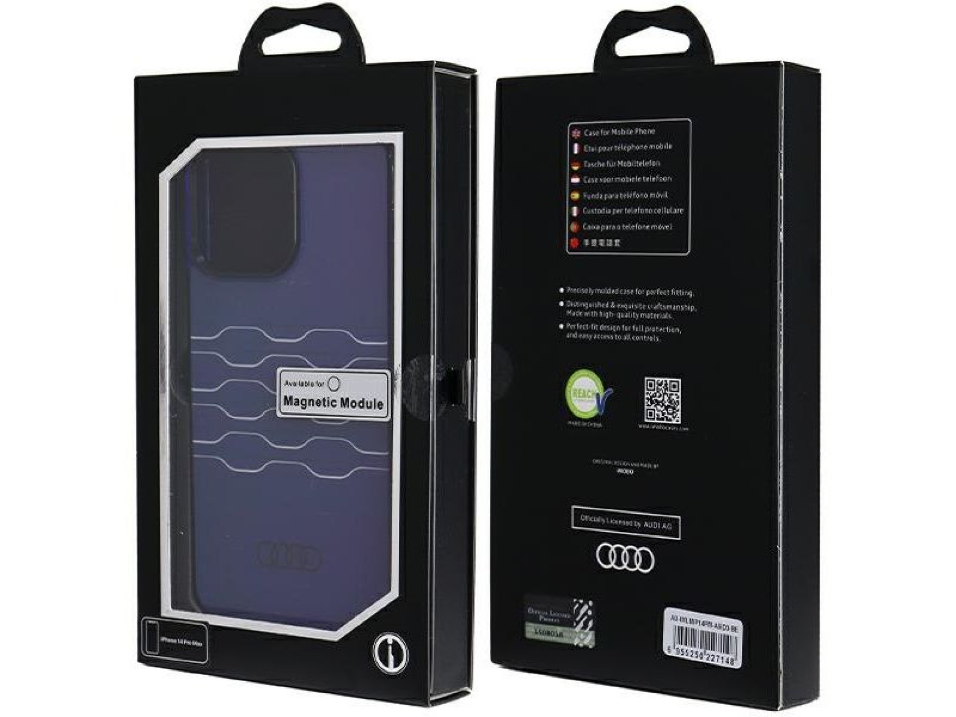 Capa Audi IML MagSafe para iPhone 14 Pro Max - azul