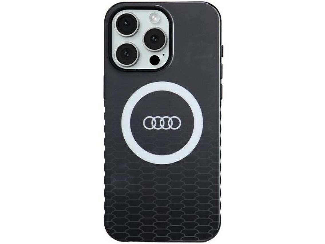 Audi IML Big Logo MagSafe case for iPhone 15 Pro Max - black