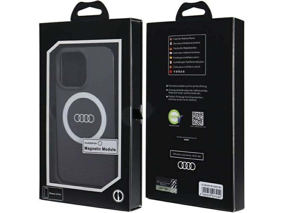 Funda Audi IML Big Logo MagSafe para iPhone 13 Pro / 13 - negra
