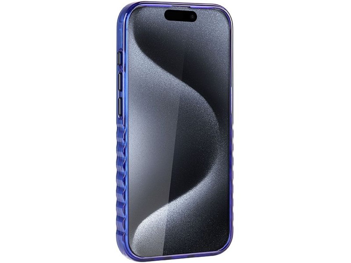 Audi IML Big Logo MagSafe case for iPhone 15 Pro Max - blue
