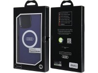 Audi IML Big Logo MagSafe case for iPhone 15 Pro Max - blue Audi IML Big Logo MagSafe case for iPhone 15 Pro Max - blue