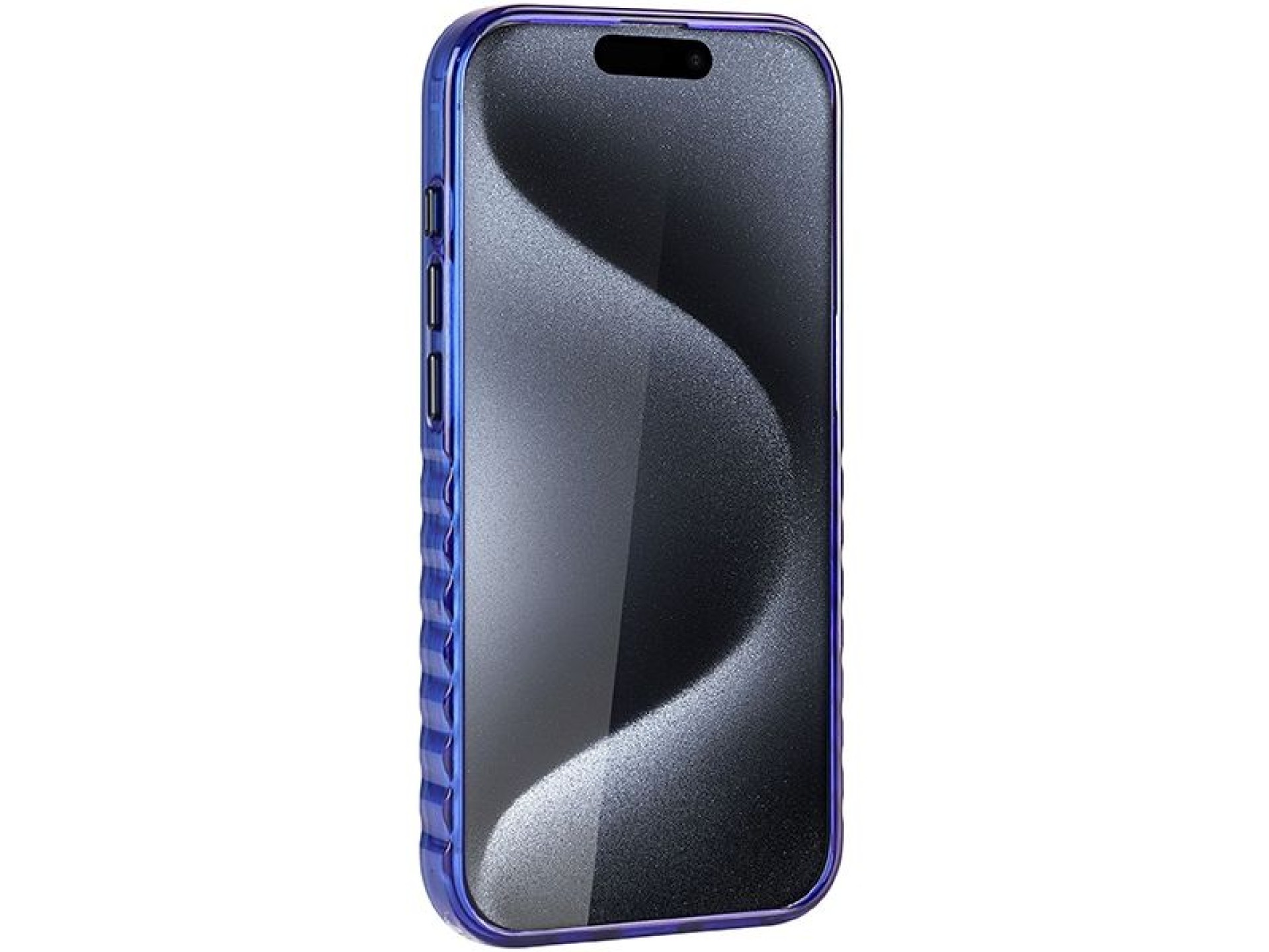 Audi IML Big Logo MagSafe case for iPhone 15 Pro Max - blue