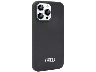 Audi Silicone Case iPhone 14 Pro Max 6.7" black/black hardcase AU-LSRIP14PM-Q3/D1-BK
