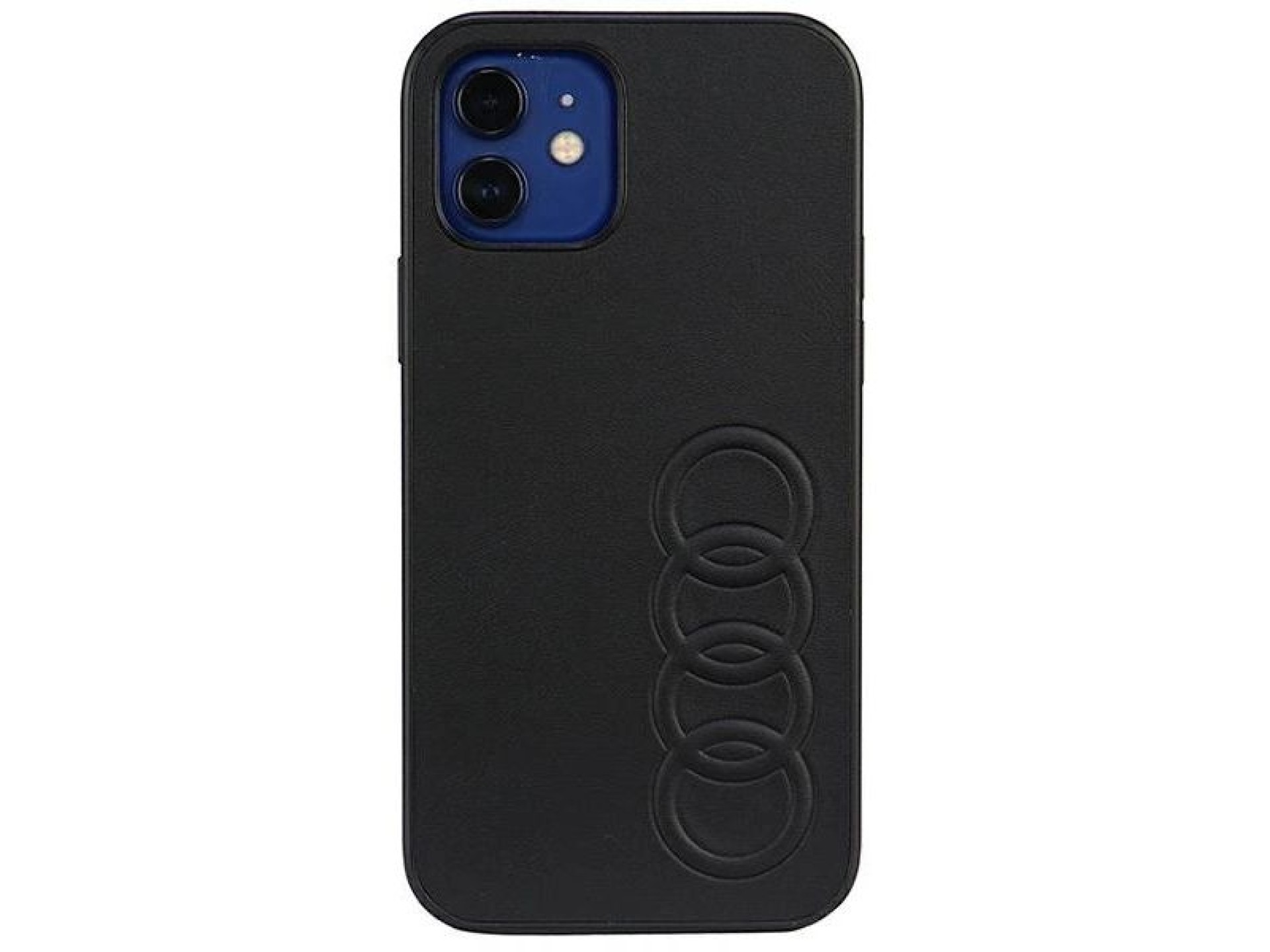 Capa rígida Audi em couro sintético para iPhone 12/12 Pro 6.1
