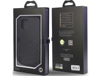Capa rígida Audi em couro sintético para iPhone 12/12 Pro 6.1" preta/preta AU-TPUPCIP12P-TT/D1-BK Capa rígida Audi em couro sintético para iPhone 12/12 Pro 6.1" preta/preta AU-TPUPCIP12P-TT/D1-BK