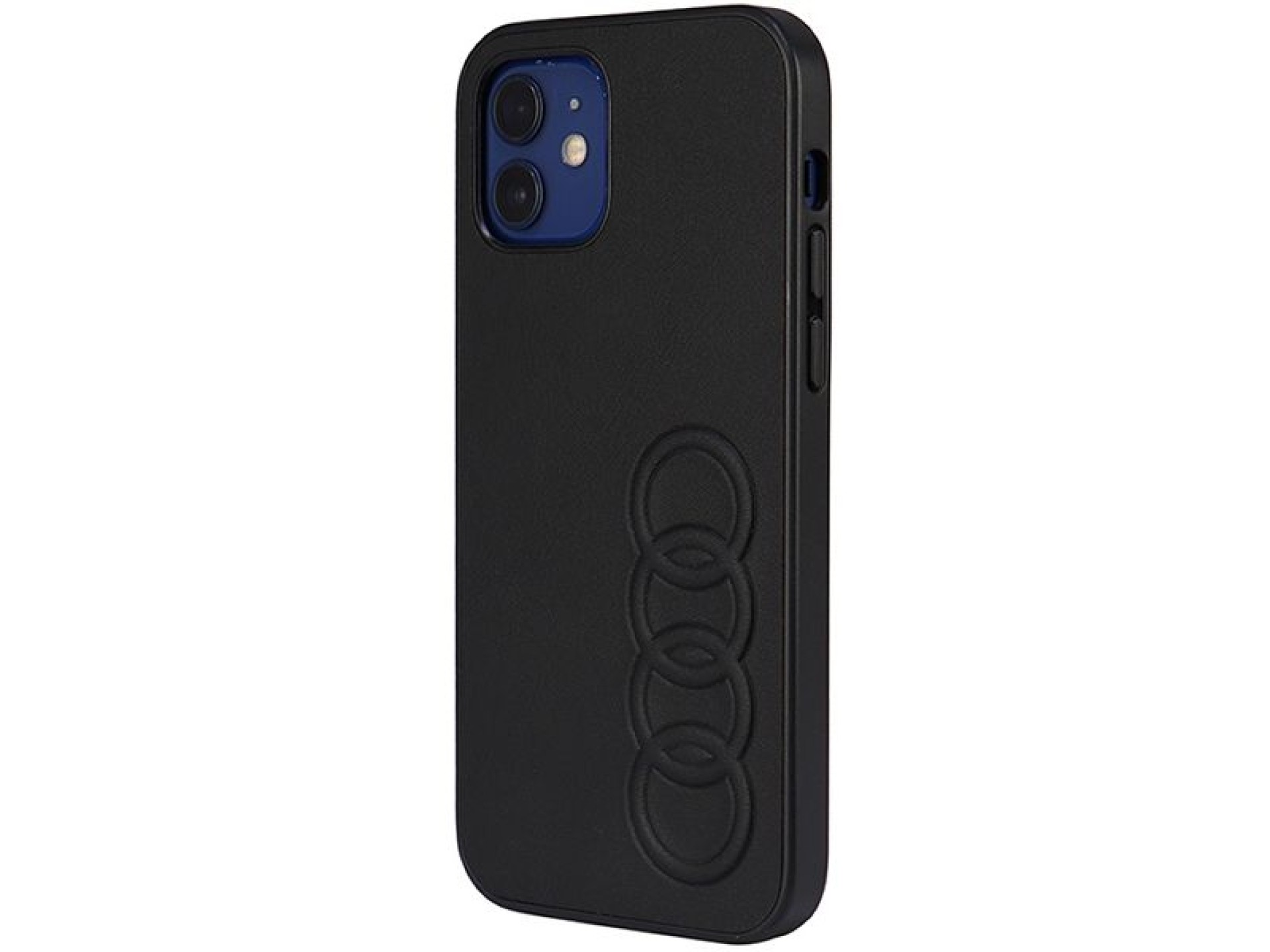 Capa rígida Audi em couro sintético para iPhone 12/12 Pro 6.1