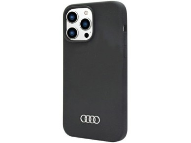 Audi Silicone Case iPhone 14 Pro Max 6.7" black/black hardcase AU-LSRIP14PM-Q3/D1-BK