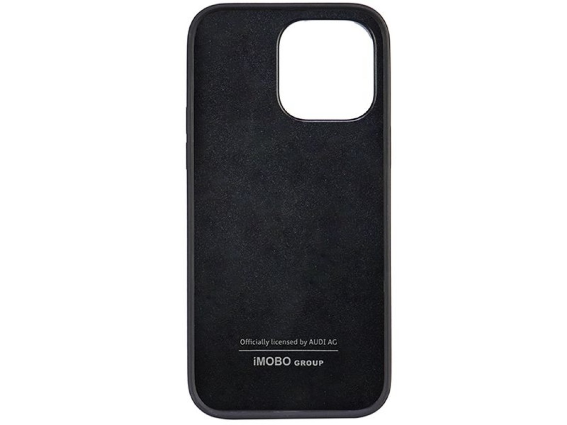 Audi Synthetic Leather iPhone 14 Pro Max 6.7" black/black hardcase AU-TPUPPCIP14PM-TT/D1-BK