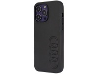 Audi Synthetic Leather iPhone 14 Pro Max 6.7" black/black hardcase AU-TPUPPCIP14PM-TT/D1-BK Audi Synthetic Leather iPhone 14 Pro Max 6.7" black/black hardcase AU-TPUPPCIP14PM-TT/D1-BK