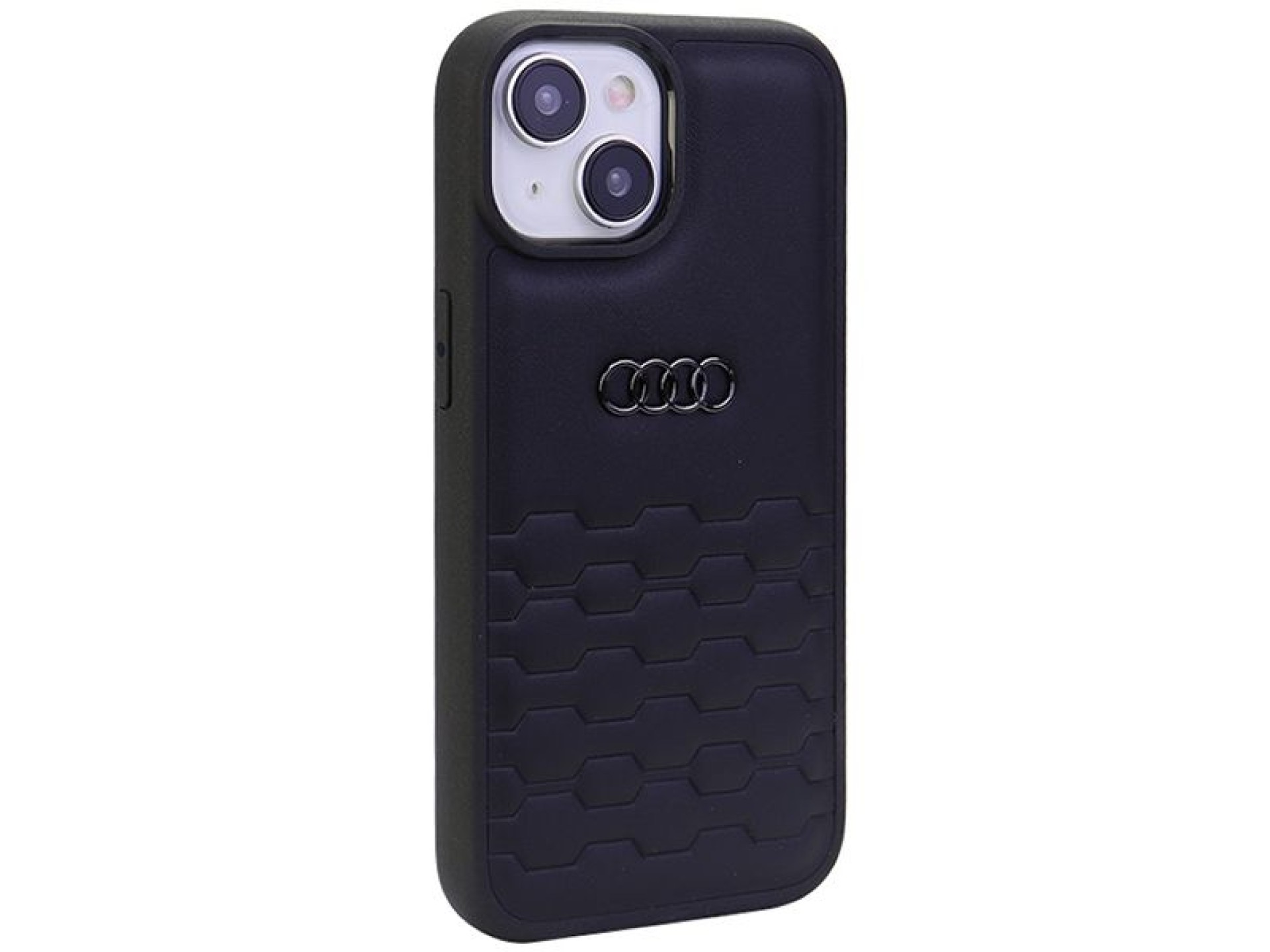 Audi GT Synthetic Leather case for iPhone 15 Plus - black