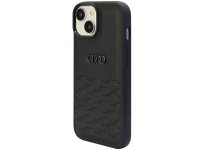Audi GT Synthetic Leather case for iPhone 15 Plus - black Audi GT Synthetic Leather case for iPhone 15 Plus - black