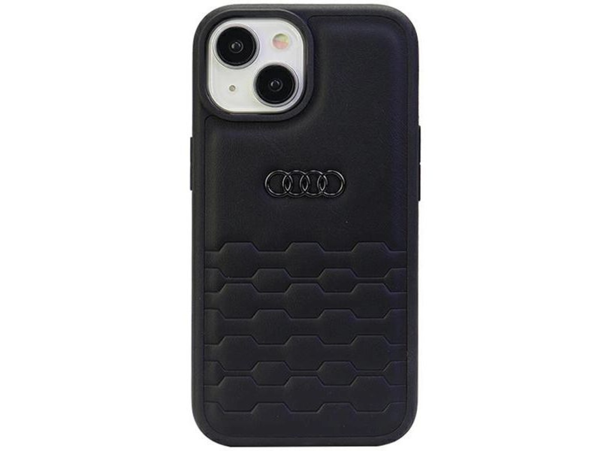 Audi GT Synthetic Leather case for iPhone 15 Plus - black