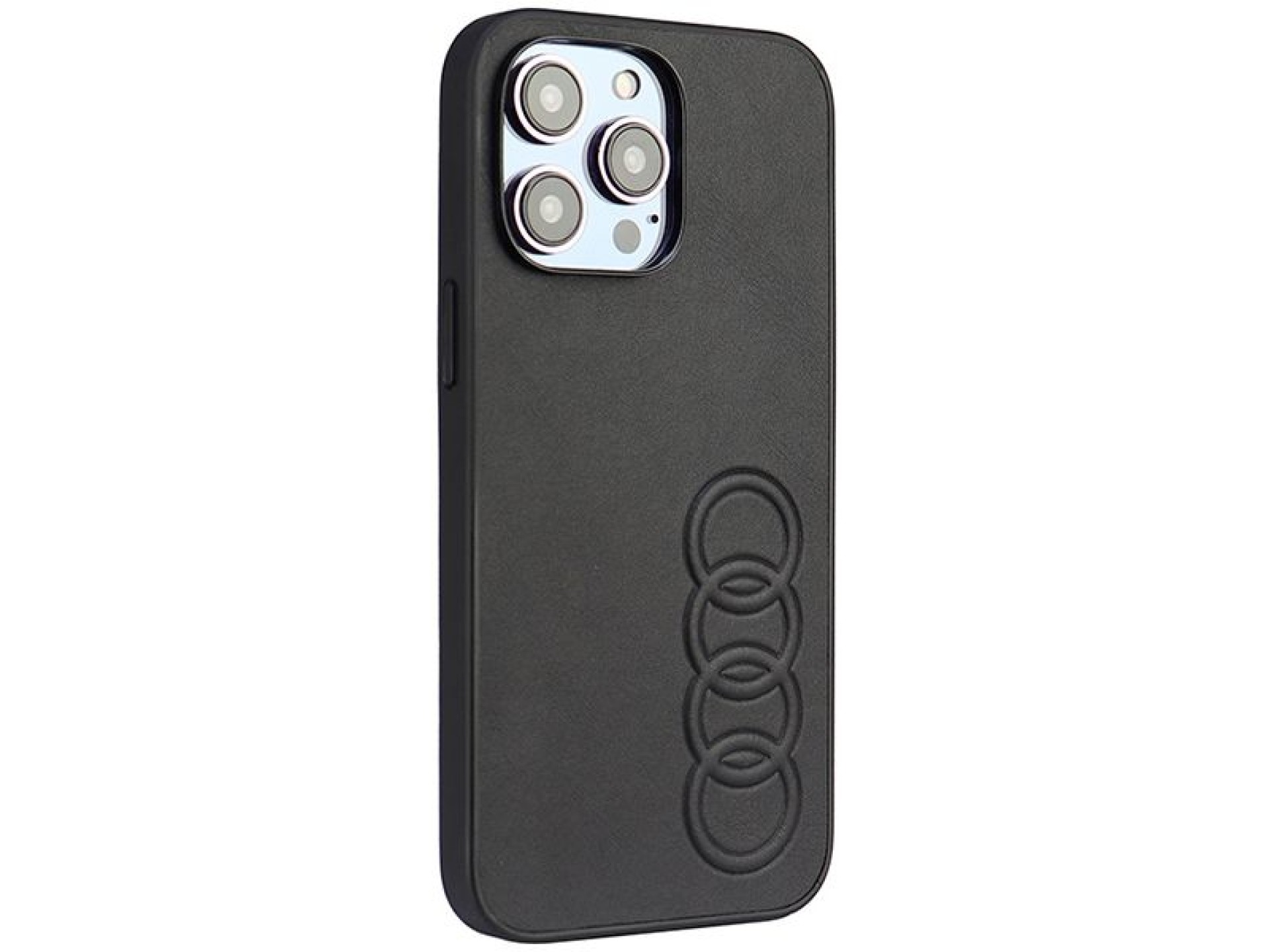 Capa rígida Audi em couro sintético para iPhone 14 Pro Max 6.7