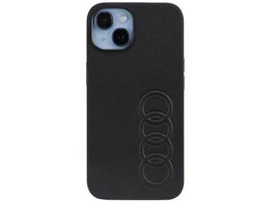 Audi Synthetic Leather iPhone 14 6.1" black/black hardcase AU-TPUPPCIP14-TT/D1-BK Audi Synthetic Leather iPhone 14 6.1" black/black hardcase AU-TPUPPCIP14-TT/D1-BK