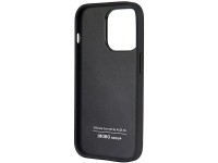 Capa rígida Audi em couro sintético para iPhone 14 Pro 6.1" preta/preta AU-TPUPPCIP14P-TT/D1-BK Capa rígida Audi em couro sintético para iPhone 14 Pro 6.1" preta/preta AU-TPUPPCIP14P-TT/D1-BK