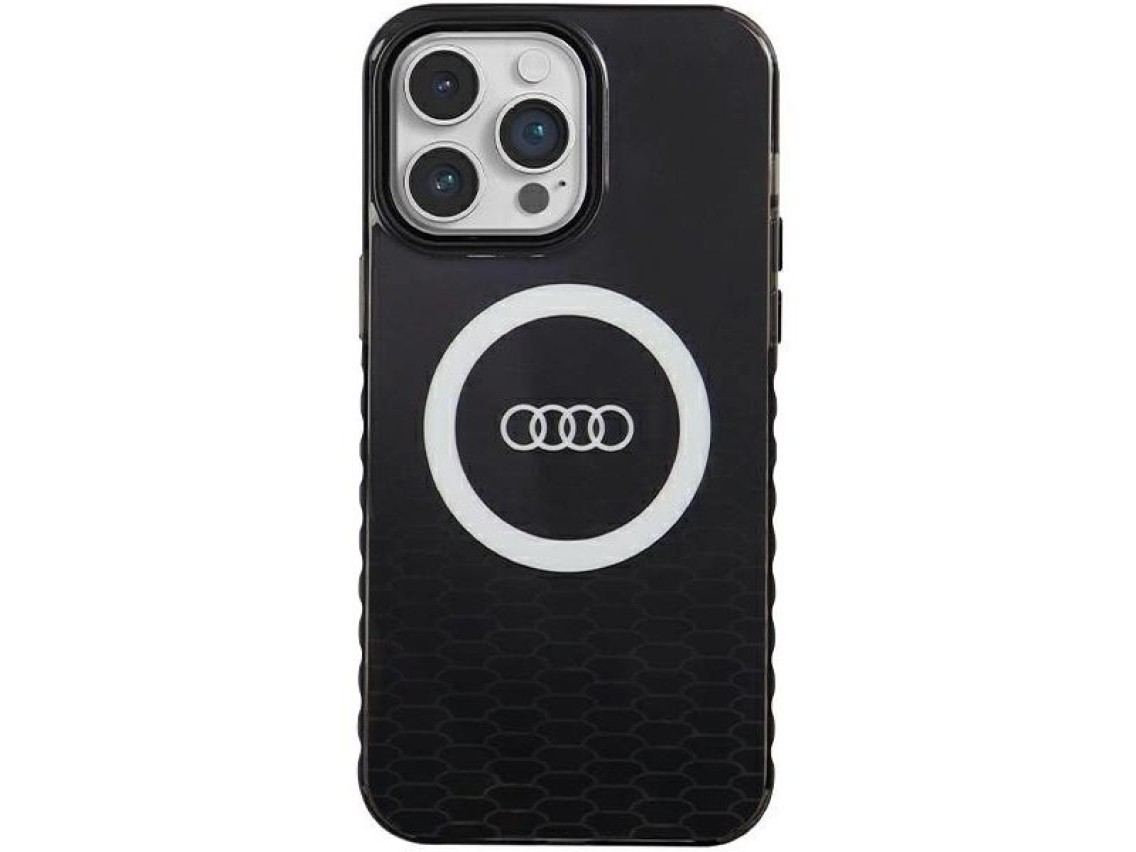 Funda Audi IML Big Logo MagSafe para iPhone 14 Pro Max - negra