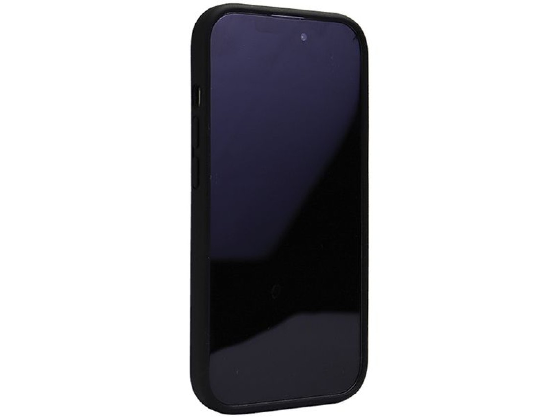 Funda de silicona Audi para iPhone 15 Plus - negra