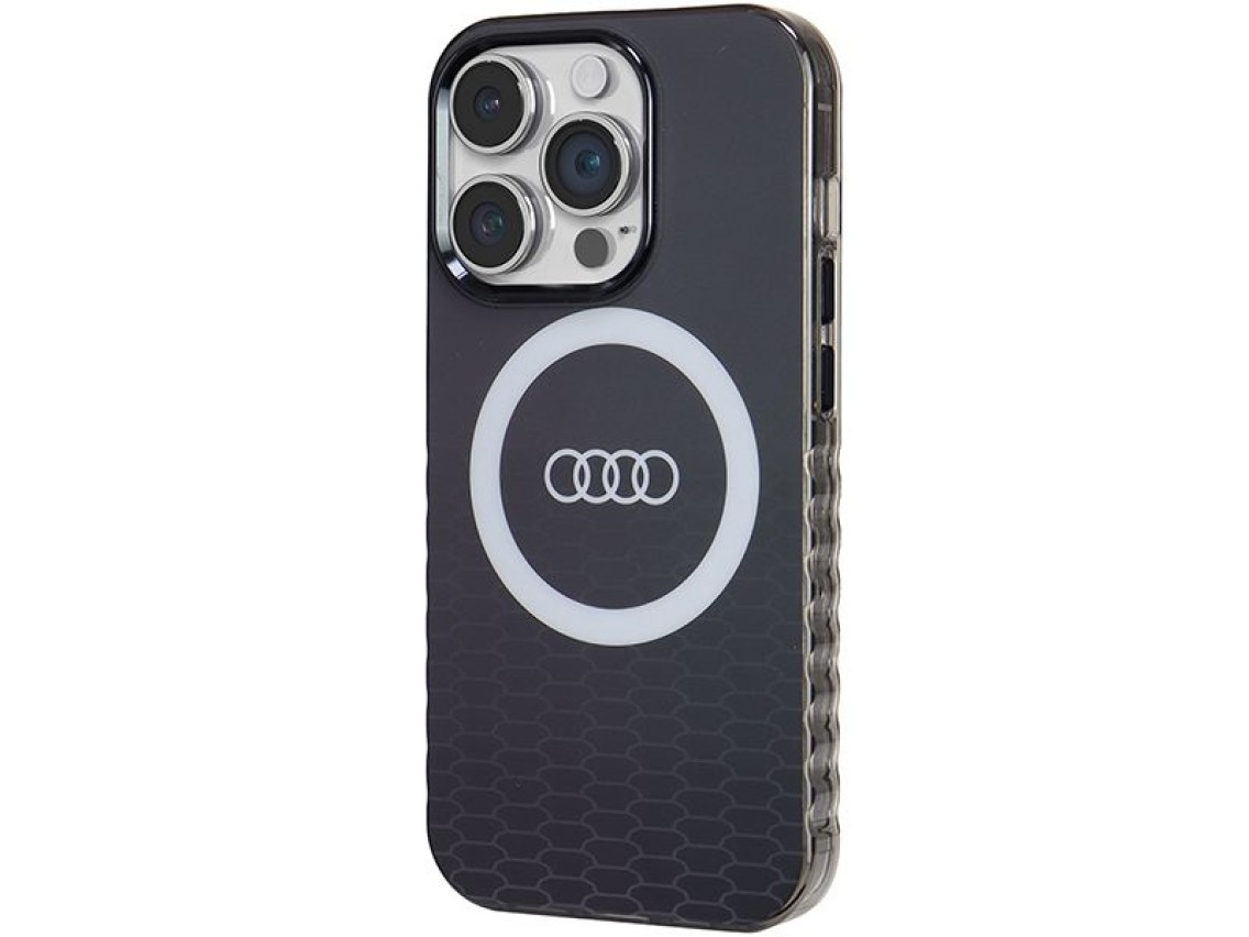 Audi IML Big Logo MagSafe case for iPhone 14 Pro - black