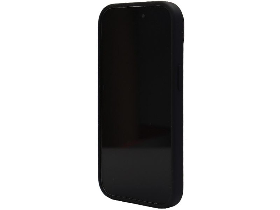 Funda de silicona Audi para iPhone 15 Plus - negra