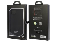 Funda de silicona Audi para iPhone 15 Plus - negra Funda de silicona Audi para iPhone 15 Plus - negra