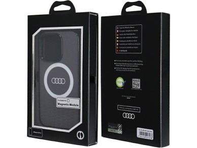 Audi IML Big Logo MagSafe case for iPhone 14 Pro - black Audi IML Big Logo MagSafe case for iPhone 14 Pro - black