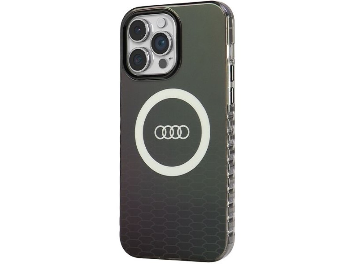 Funda Audi IML Big Logo MagSafe para iPhone 14 Pro Max - negra