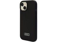 Funda de silicona Audi para iPhone 15 Plus - negra Funda de silicona Audi para iPhone 15 Plus - negra
