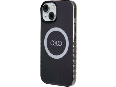 Audi IML Big Logo MagSafe case for iPhone 15 / 14 / 13 - black Audi IML Big Logo MagSafe case for iPhone 15 / 14 / 13 - black