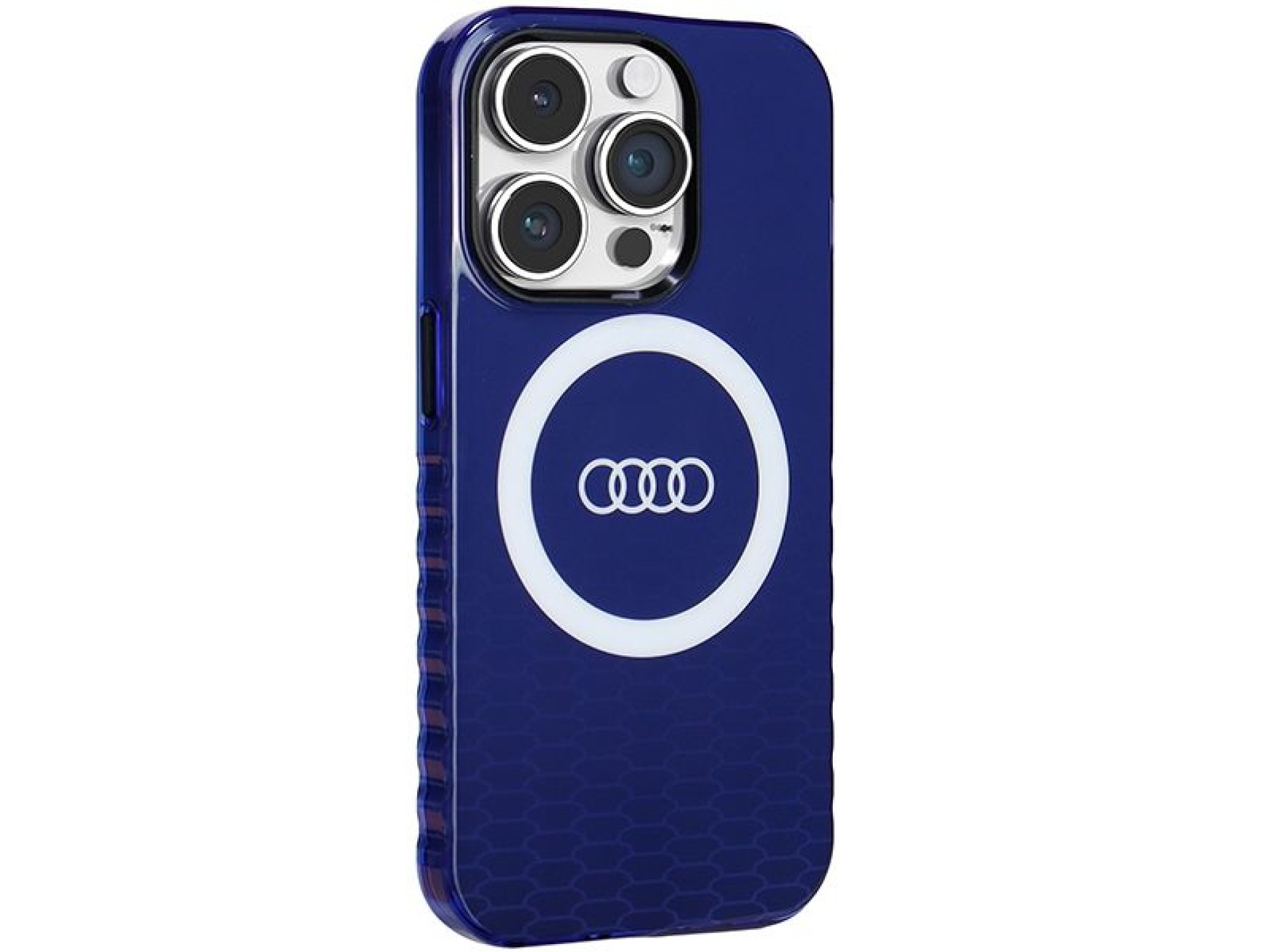 Audi IML Big Logo MagSafe case for iPhone 14 Pro - blue