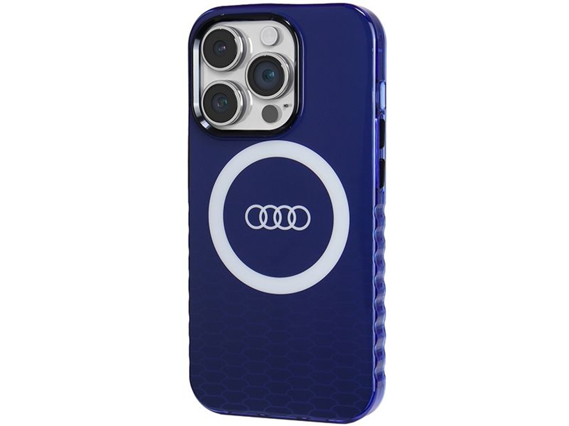 Audi IML Big Logo MagSafe case for iPhone 14 Pro - blue
