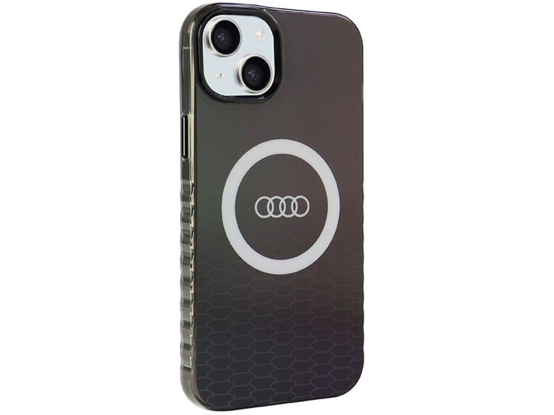 Audi IML Big Logo MagSafe case for iPhone 15 Plus / 14 Plus - black