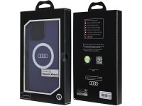 Audi IML Big Logo MagSafe case for iPhone 14 Pro Max - blue