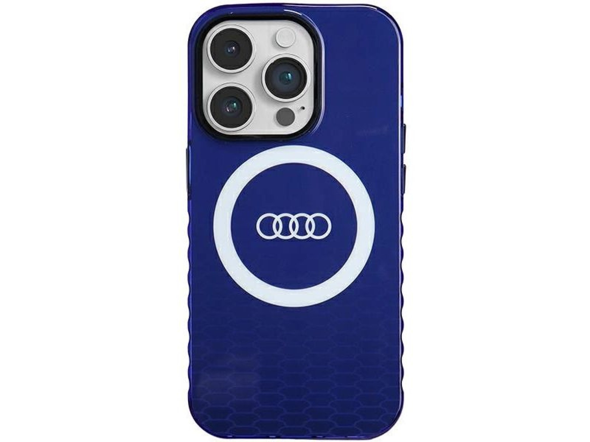 Audi IML Big Logo MagSafe case for iPhone 14 Pro - blue