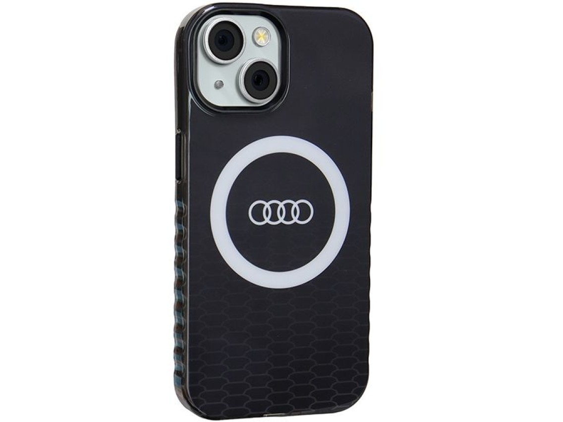 Audi IML Big Logo MagSafe case for iPhone 15 / 14 / 13 - black