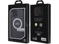 Audi IML Big Logo MagSafe case for iPhone 15 / 14 / 13 - black Audi IML Big Logo MagSafe case for iPhone 15 / 14 / 13 - black