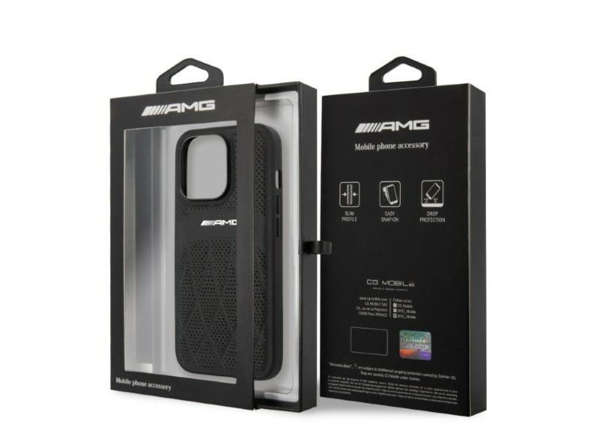 Capa rígida AMG AMHCP13LOSDBK para iPhone 13 Pro / 13 6.1
