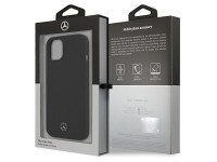 Capa de silicone Mercedes Line para iPhone 13 mini - Preta Capa de silicone Mercedes Line para iPhone 13 mini - Preta