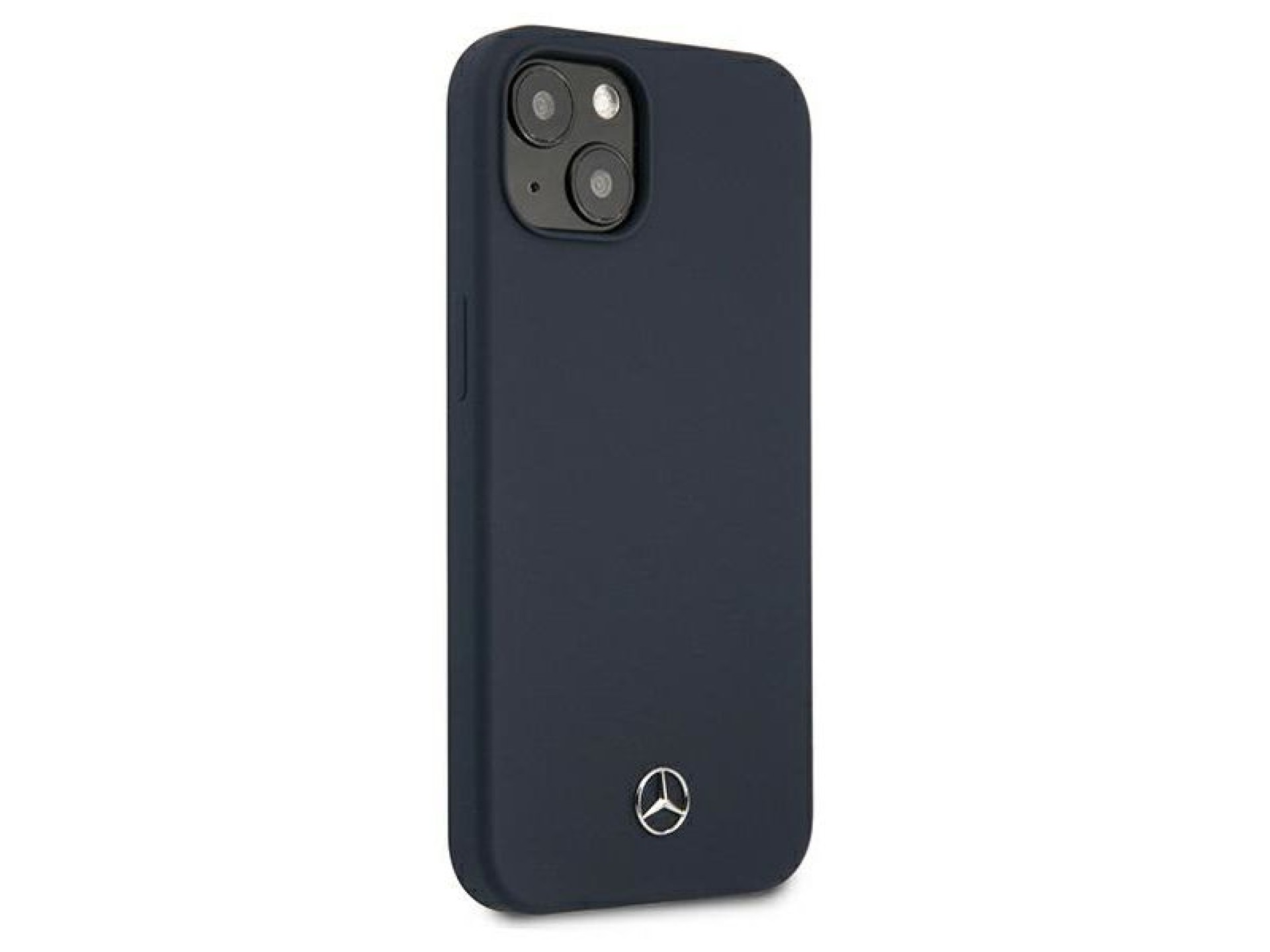 Mercedes Silicone Line Case for iPhone 13 mini - Navy Blue