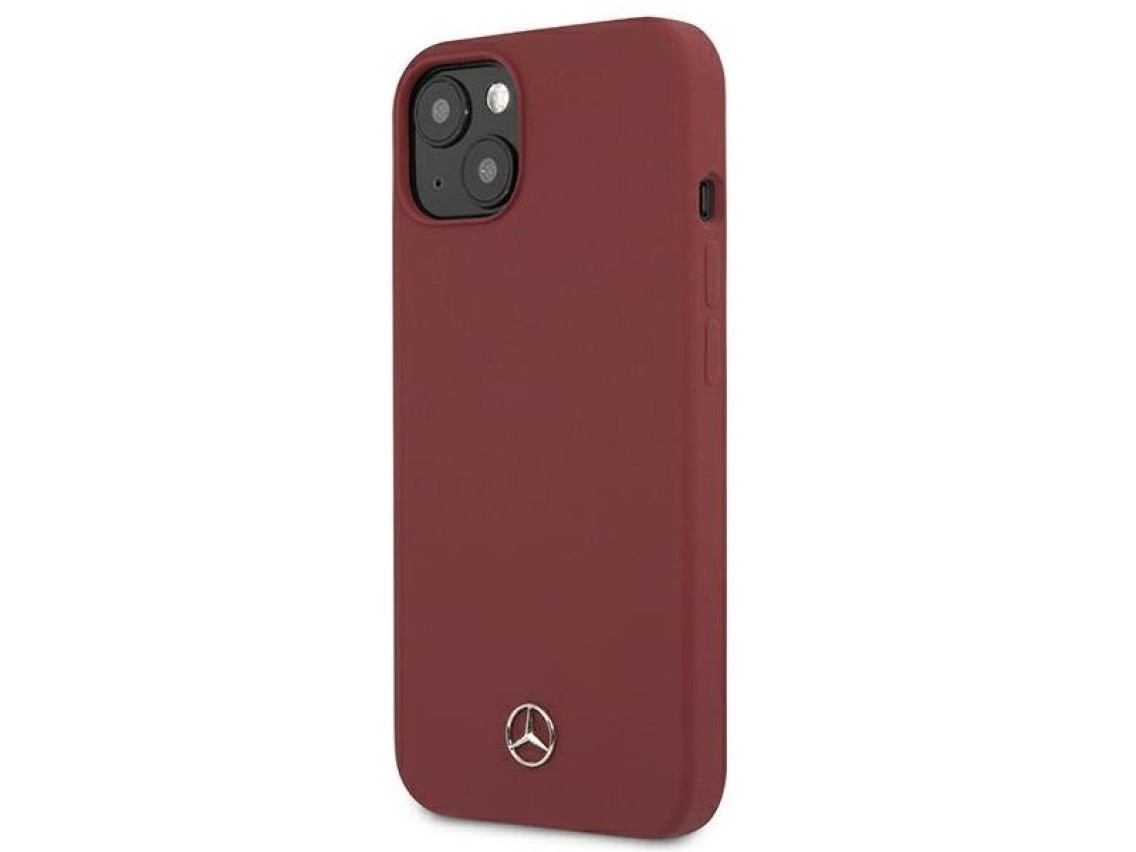 Funda de silicona Mercedes Line para iPhone 13 - Roja