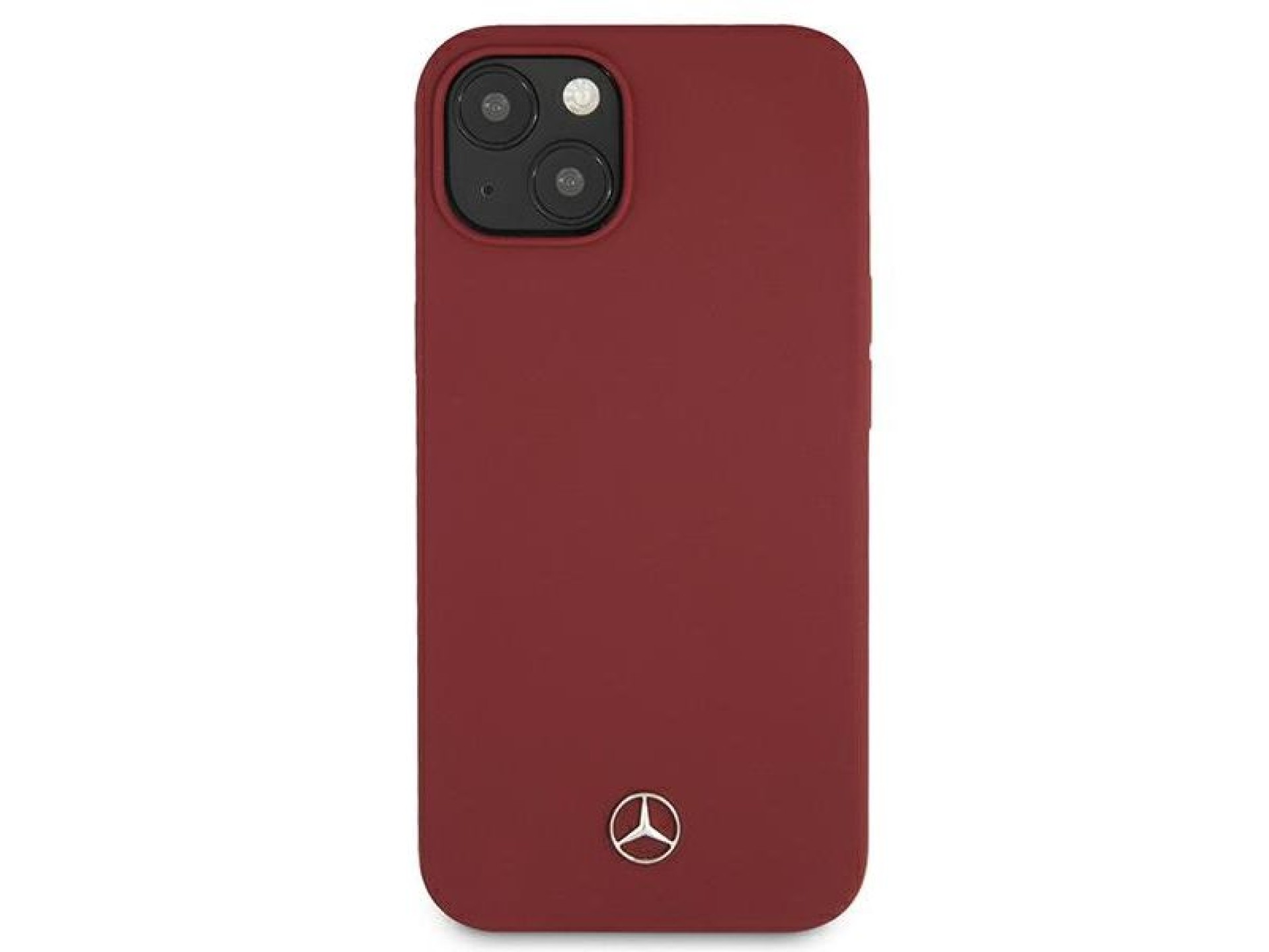 Funda de silicona Mercedes Line para iPhone 13 - Roja