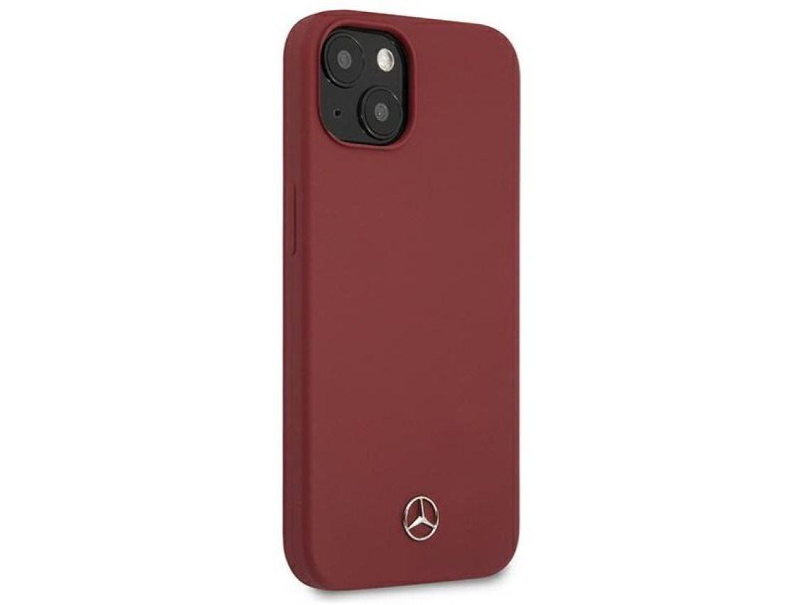 Funda de silicona Mercedes Line para iPhone 13 - Roja