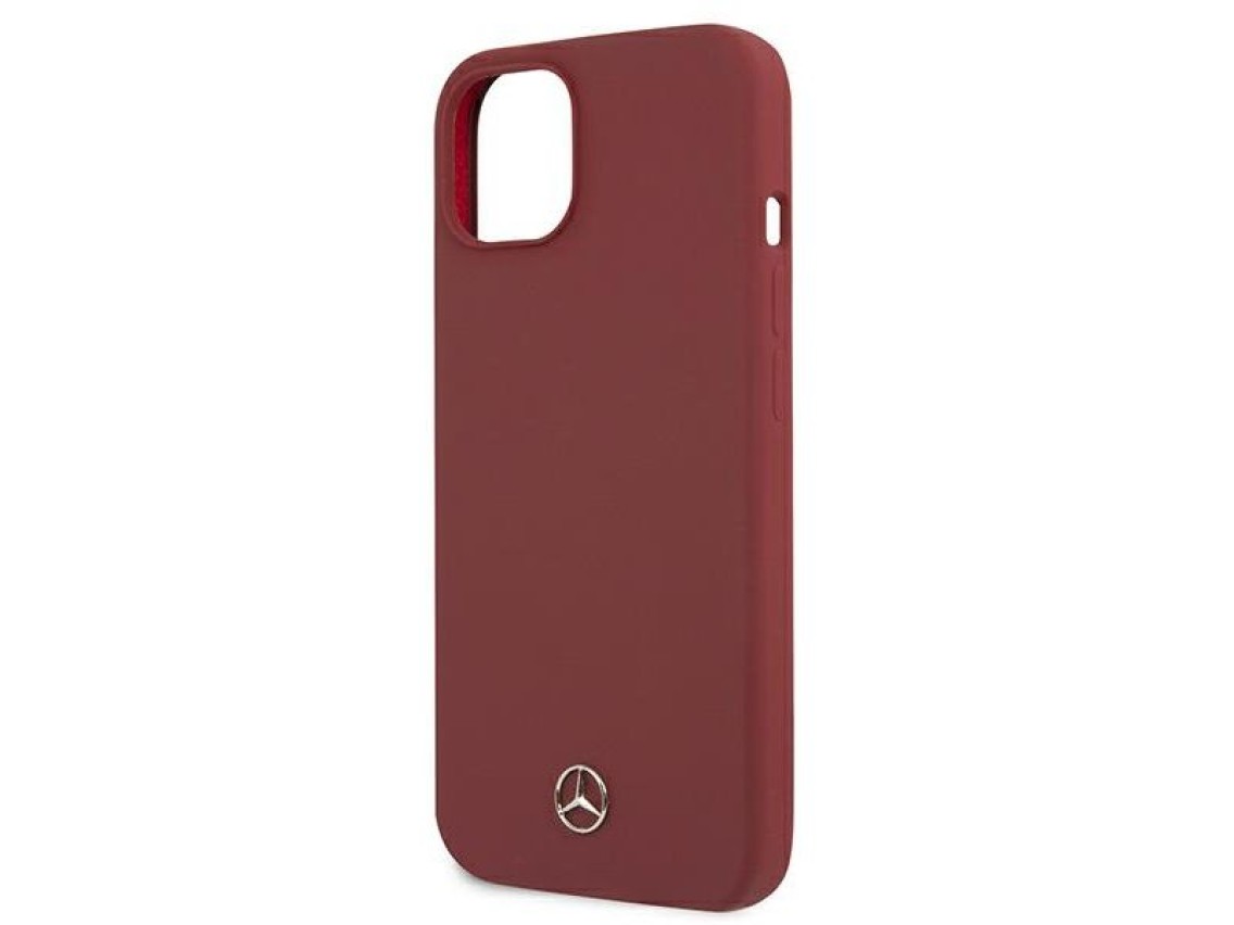 Funda de silicona Mercedes Line para iPhone 13 - Roja