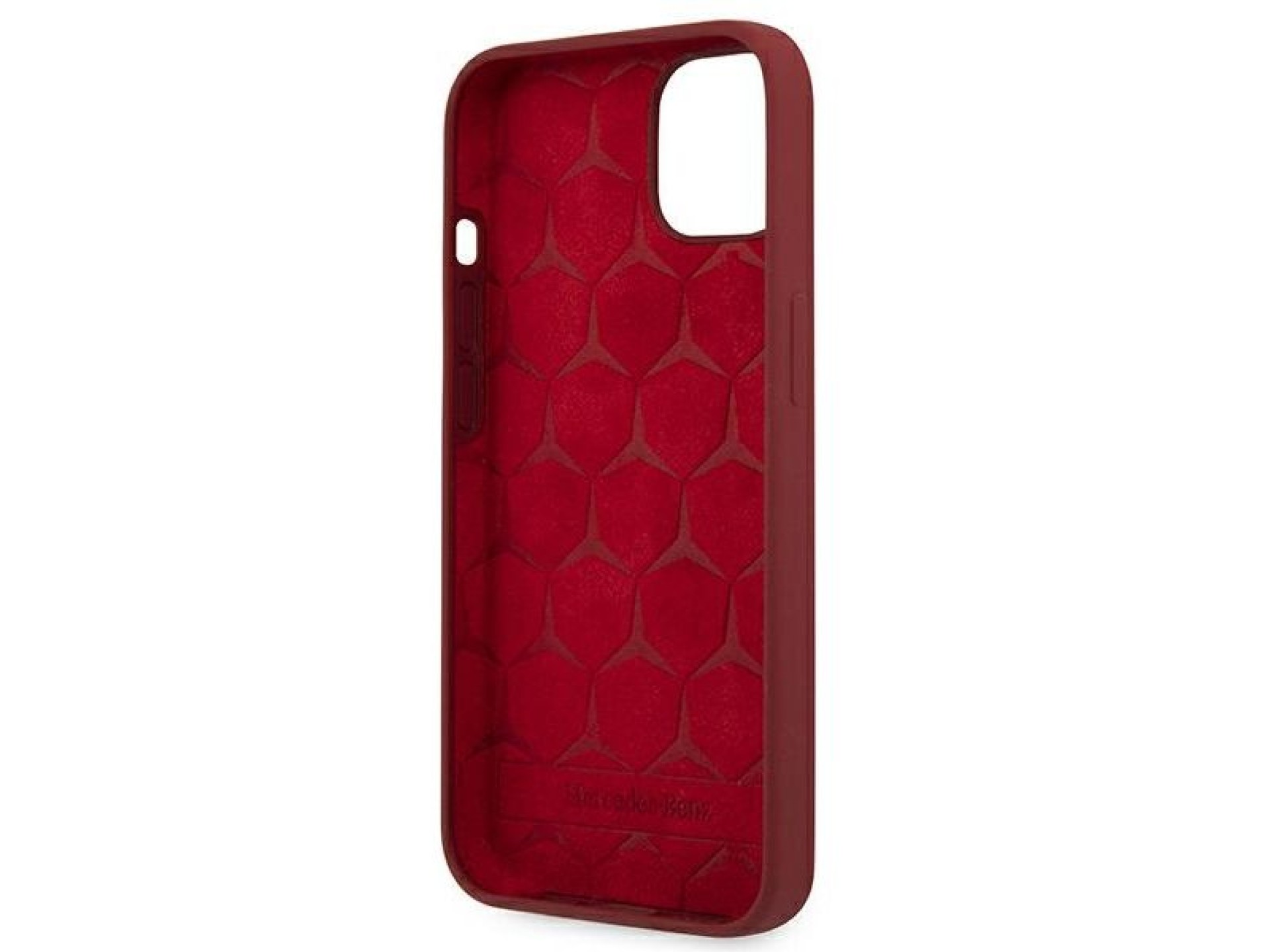Funda de silicona Mercedes Line para iPhone 13 - Roja