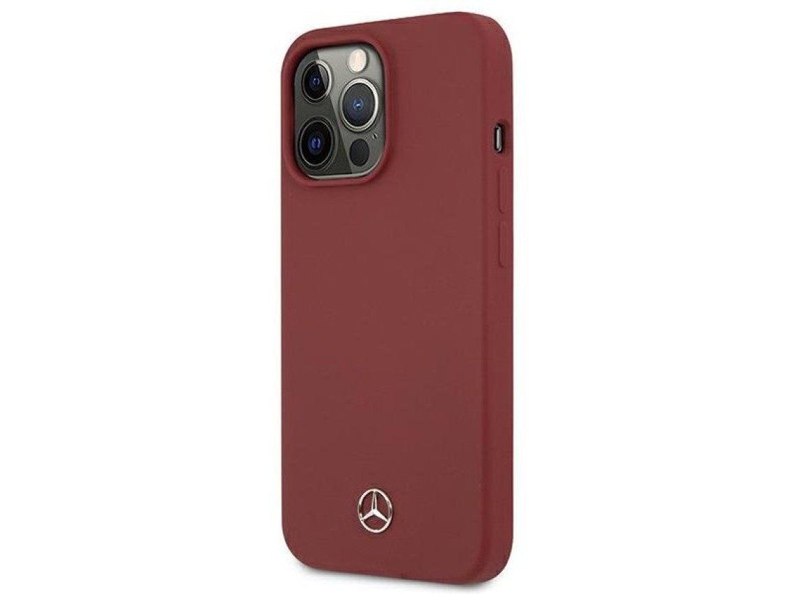 Mercedes Silicone Line Case for iPhone 13 Pro / iPhone 13 - Red